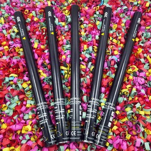 LED三头电子礼花枪气氛道具电子礼花弹礼炮枪酒吧加特林礼炮弹