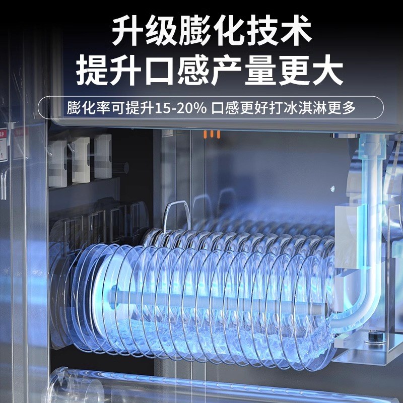 恒芝冰淇淋机商用全自动圣代台式雪糕机甜筒机冰激凌机器流动摆摊