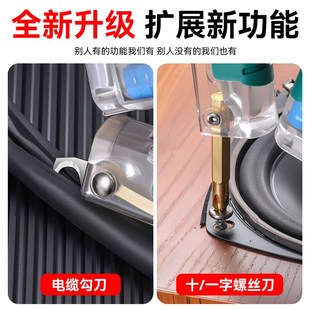 折叠剥线钳工业级多功能测电钳电工拧螺丝分线绕线滑轮电笔钳