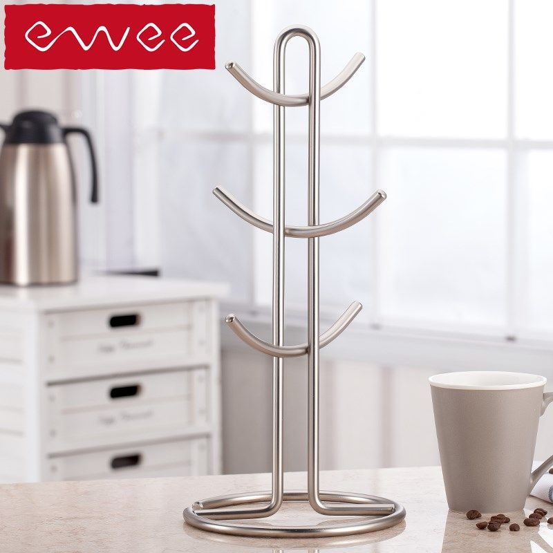 马克杯架水杯架子厨房置物架咖啡杯架红酒杯架倒挂茶杯架沥水杯架