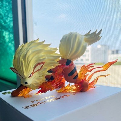 宠物古怪周边游戏驰骋的火焰风速狗手办动漫模型周边雕像摆件礼物
