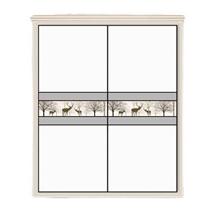 衣柜门推拉门定制简约现代定制推拉门衣柜门滑移门定制实木推拉门