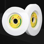 小磨床砂轮180单面凹205 25.4 31.75平46K白刚玉618手摇柄