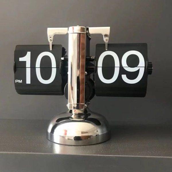 自动翻页钟客厅座钟创意翻页时钟家饰摆件钟表桌面时钟简约大数字,家居饰品,座钟,淘宝优惠券,粉丝福利购,淘宝优惠卷