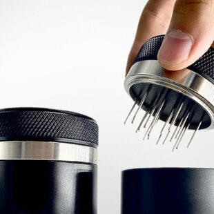 304不锈钢咖啡布粉针打散咖啡结块松粉器 意式咖啡工具51/53/58MM