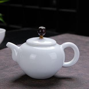 茶壶茶具陶瓷壶手工瓷家用大号西施壶泡茶壶单壶纯色哑光定制logo