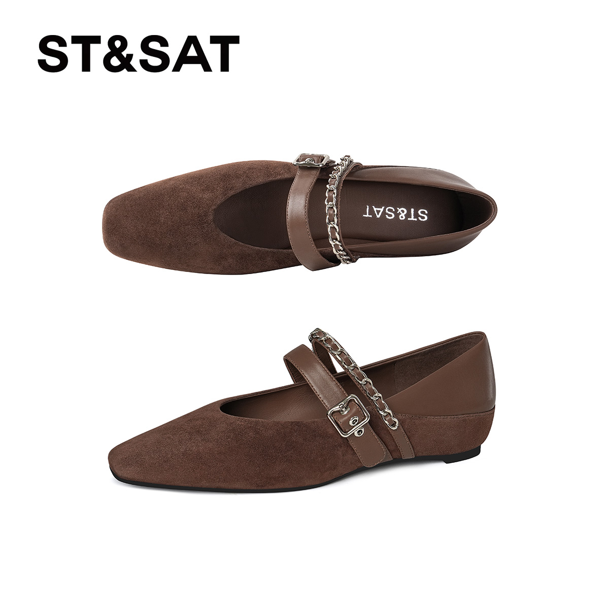 St&Sat/星期六复古风简约单鞋