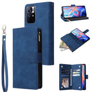 适用谷歌Pixel pro多卡拉链手机皮套多功能插卡皮套手绳保护套