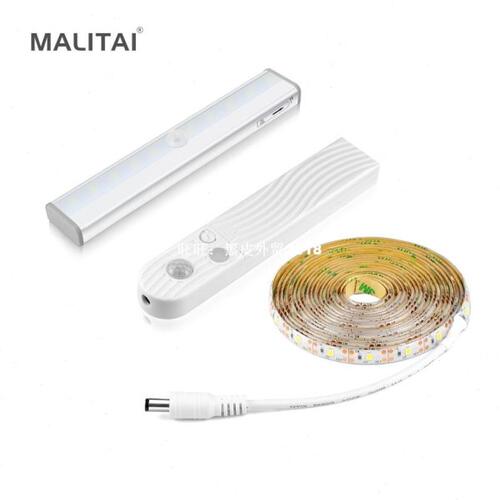 Wireless PIR Motion Sensor LED Bar Night light LED Strip Bat