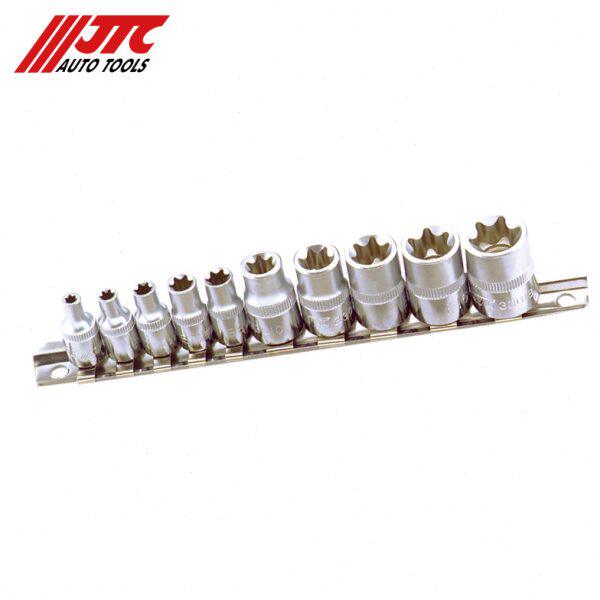 台湾JTC汽修专用工具 10PC E型套筒組 10件E型套筒组套JTC3901