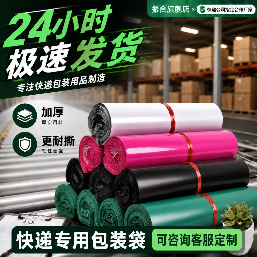 快递专用包装袋加厚源头工厂图片