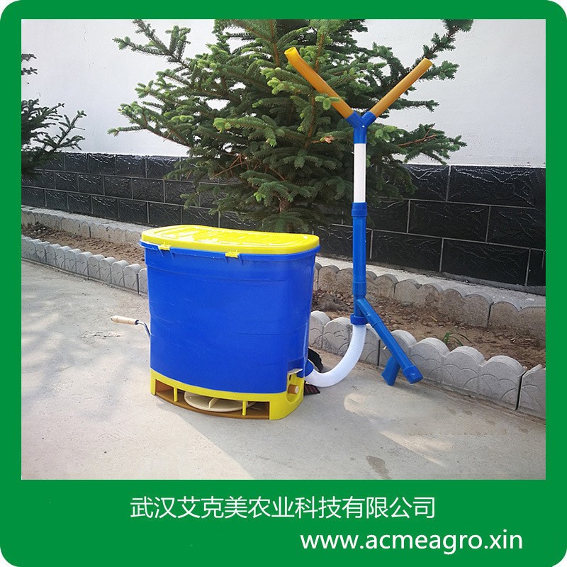 背负式施肥器手动电动撒肥器溜肥器颗粒肥施肥机饲料投饵器