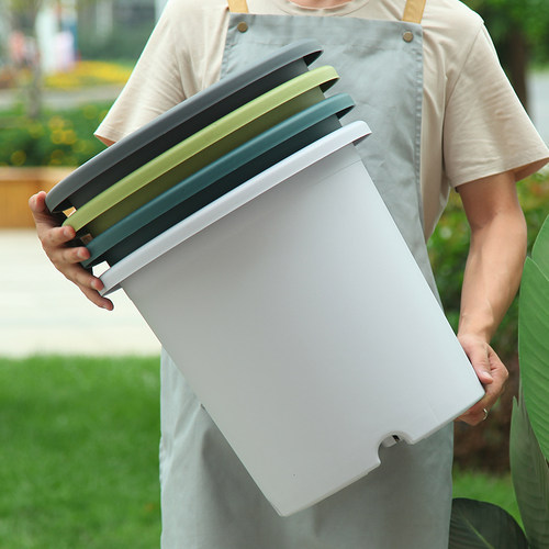 15加仑7加仑6加仑大型四季加仑花盆特大号塑料盆种树大型落地绿植