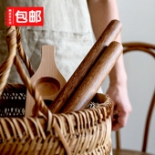 陶歪歪鸡翅木擀面杖实木无漆家用饺子皮擀面条神器小号烘培赶面棍