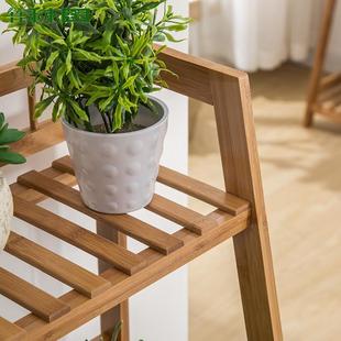 竹禾木生活花架楠竹室内外多层花架子客厅花盆架多肉落地花架阳台