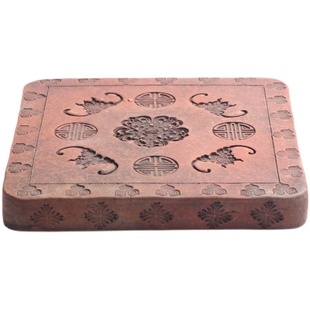 【老物件】老红砖炉垫炭炉隔热陶壶壶垫煮茶烧水泡茶干泡台壶承