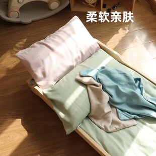 幼儿园垫套婴儿凉席a类拼接床婴儿凉席竹纤维床单定制褥套