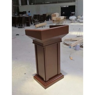 实木演讲台多媒体学校主持演讲台大型会议领导发言台