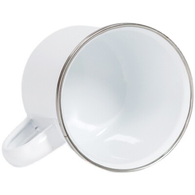 搪瓷杯定制印图案diy照片订制儿童萌宠公司logo二维码刻字复水杯