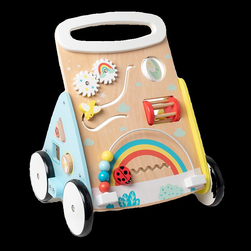 小儿一周岁宝宝学步车6到18个月2024新款手推式小孩子益智多功能