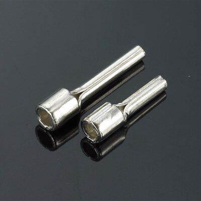 PTN0.5-10 1000只/包 紫铜不焊接 国N标 针形裸端头 冷压端子