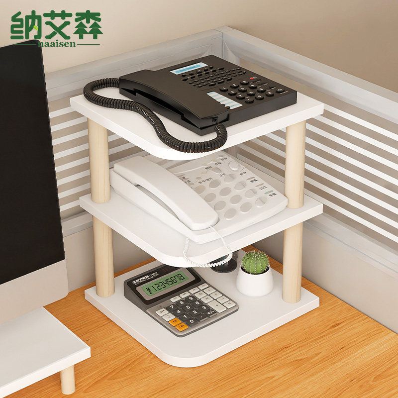 办公桌置物架桌面架子工位转角收纳架桌上拐角书架多层储物架神器