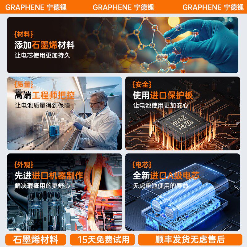 推进器电池12V大容量石墨烯船挂桨机大功率便携式船用船外锂电池