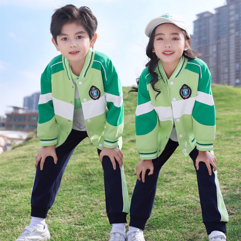 幼儿园服春秋夏小学生校服棒球服套装儿童班服三四件运动学院风暖