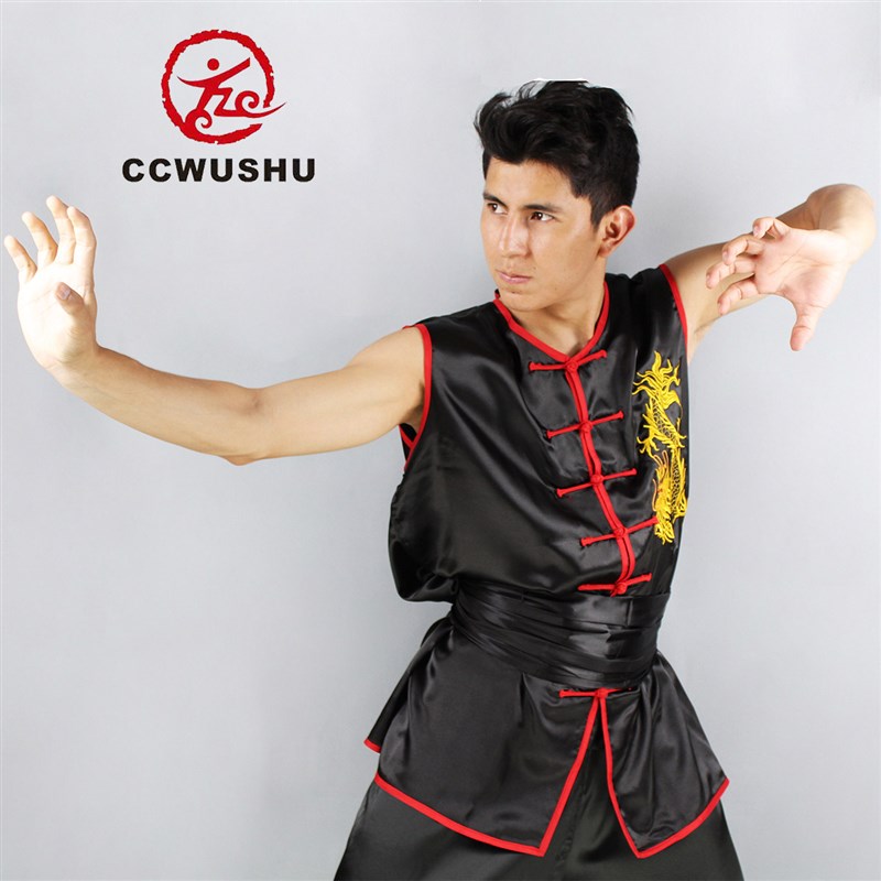 太极服装中国风武术服儿童训练南拳服练功服男夏季武术比赛竞赛服