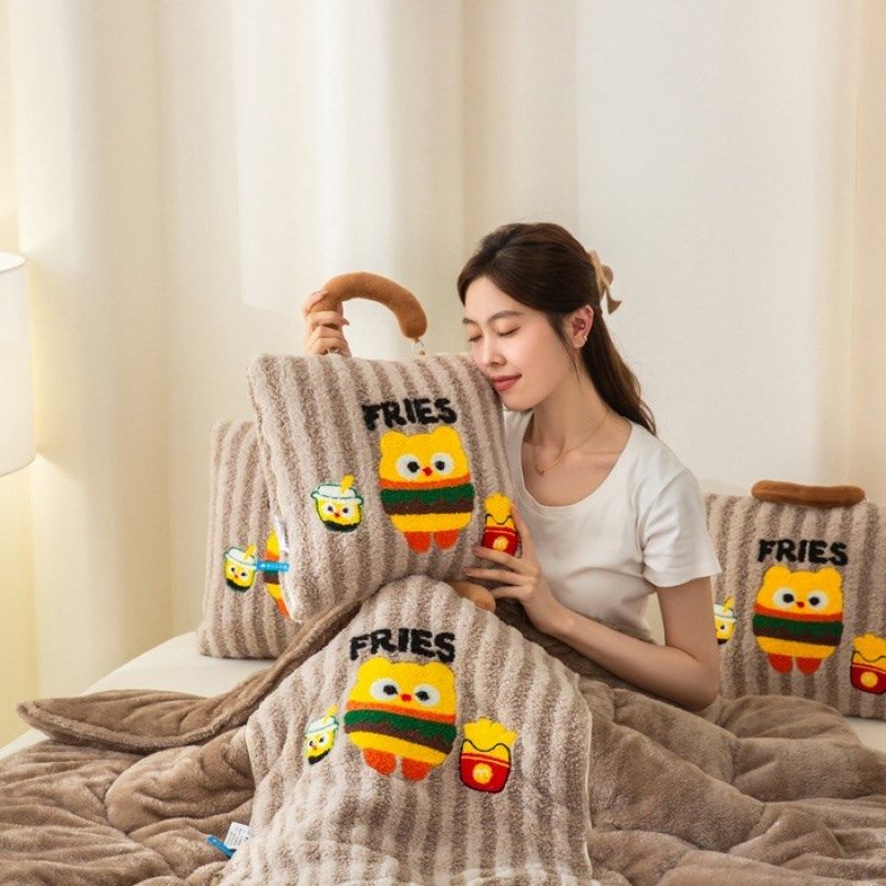 折叠二合一抱枕被车载靠垫腰靠坐垫空调被子沙发午睡毯子奶油芝士,居家布艺,抱枕被,淘宝优惠券,粉丝福利购,淘宝优惠卷