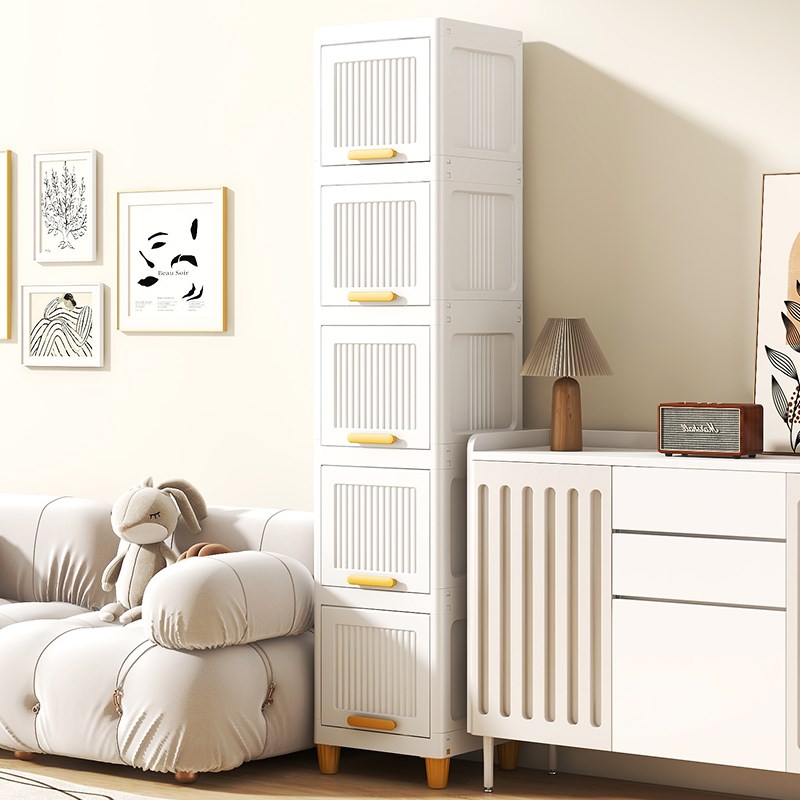 缝隙收纳柜25cm极窄靠墙侧边小立柜30公分储物架子杂物夹缝置物架