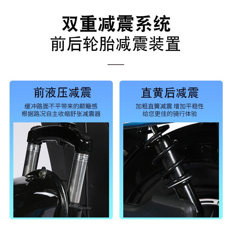 新款电动车成人锂电池48V电y瓶车小型电动自行车男女二轮车代步车