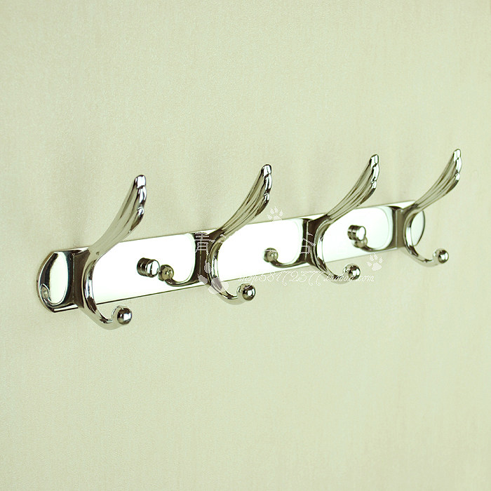 新上市!不锈钢挂衣钩 欧式排钩 4钩 5钩 浴室五金挂件