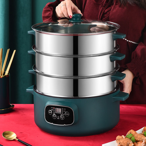 不锈钢菜罩304多层家用新款2021好质量冬天电加热保温剩菜剩饭罩