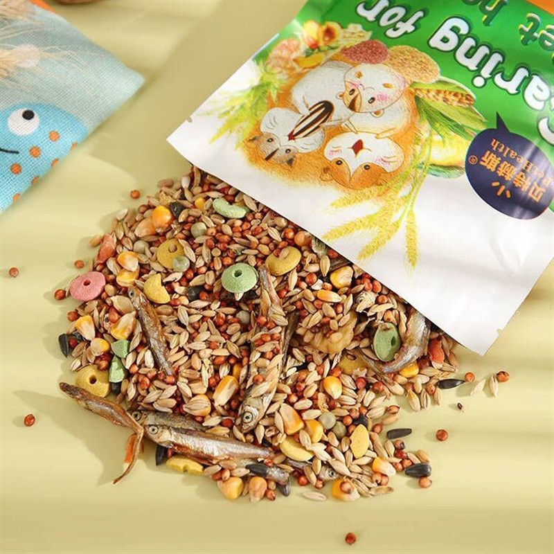 仓鼠粮食水果湖鲜果蔬五谷鼠粮金丝熊用品食物饲料主粮面包虫干