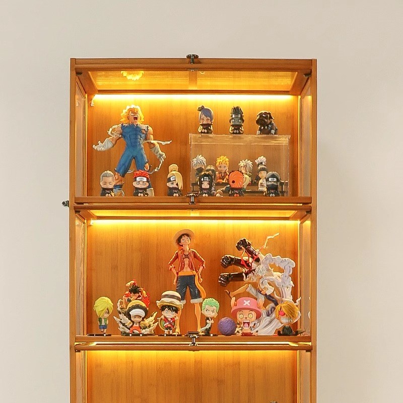 手办展示柜led灯条橱柜酒柜柜子手扫感应超薄自粘灯带超窄展示灯