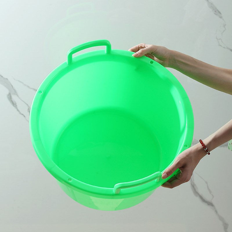 甲东里加厚牛筋桶足浴盆洗脚桶农用桶水果海鲜蔬菜收纳胶牛筋桶