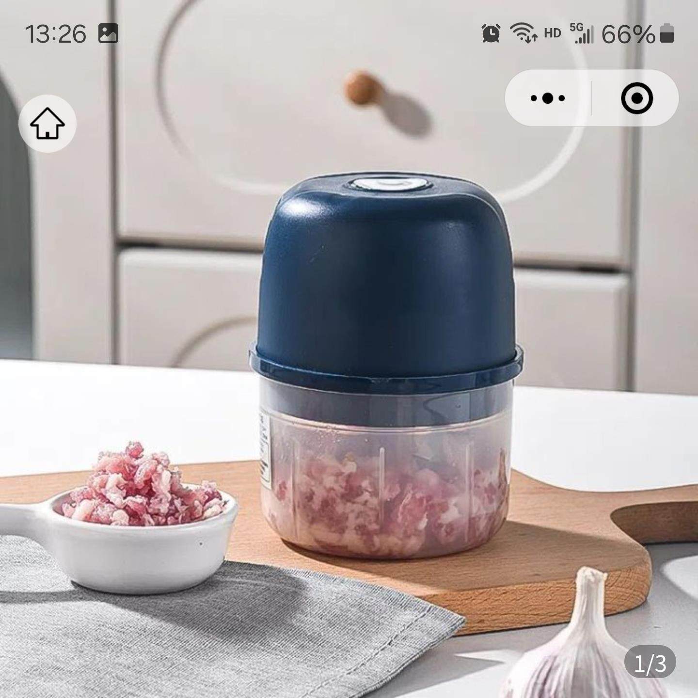 道中道精品电动捣蒜器小型家用绞肉机全自动款打蒜器多功能料理机