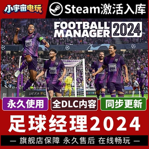 【足球经理2024 FM24】单机版 Steam正版游戏授权不限区激活码