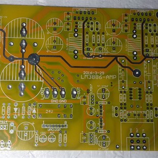 带保护 前级功放一体 黑威马耦合 5532独立运放 LM3886功放板