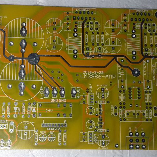 LM3886功放板  5532独立运放 前级功放一体 带保护   黑威马耦合