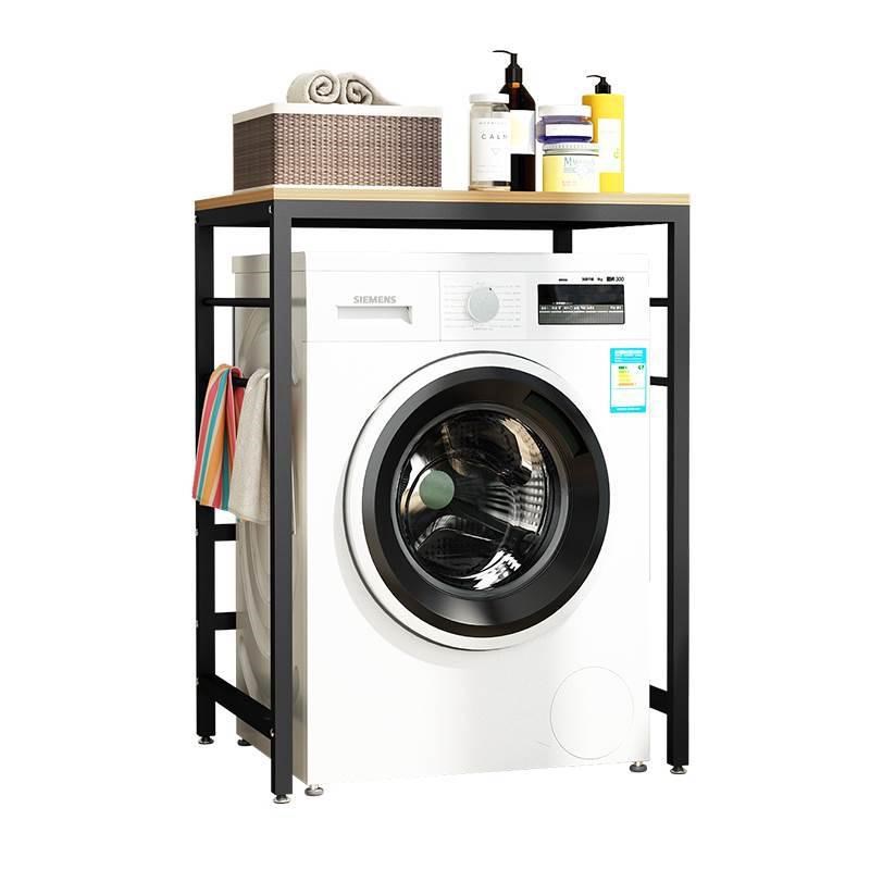 洗衣机置物架滚筒洗衣机家用落地阳台双层烘干机上方阳台收纳架子