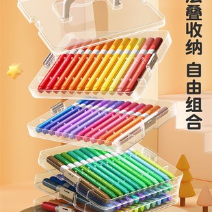 丙烯酸记号笔小学生软头水彩笔艺术专用48色儿童可洗无毒幼儿园不