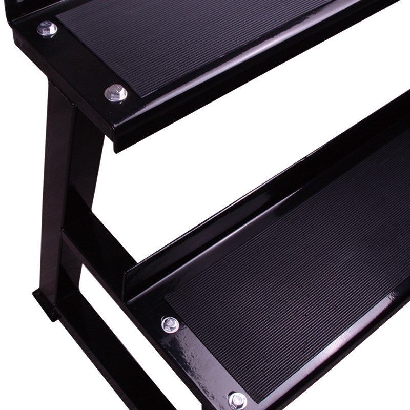 家用商用壶铃架三层双层哑铃架杠铃架收纳架储物可调多功能存储架