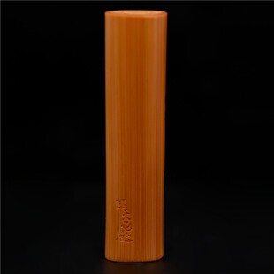 名家张念超手工雕刻实心竹马到成功老料竹根雕文玩手把件玉竹把玩