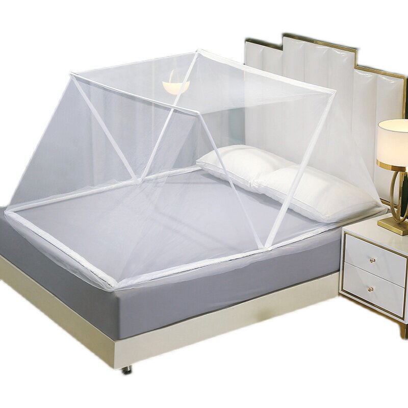 网红款蚊帐家用免安装1米宽/1.2/1.5m床可折叠1.8帐子无需支架0.9