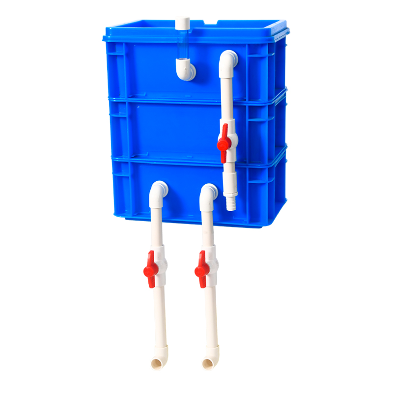 鱼缸过滤箱周转箱水循环系统上置滴流盒室内外水池龟缸鱼池净水箱