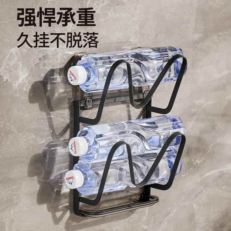 锅盖该怎么放?吸盘锅盖架厨房铁艺免打孔壁挂多层砧板锅盖收纳架