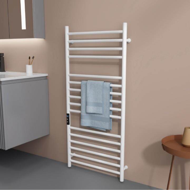 智能电热毛巾架家用卫生间碳纤维恒温加热免打孔烘干架烘干浴巾