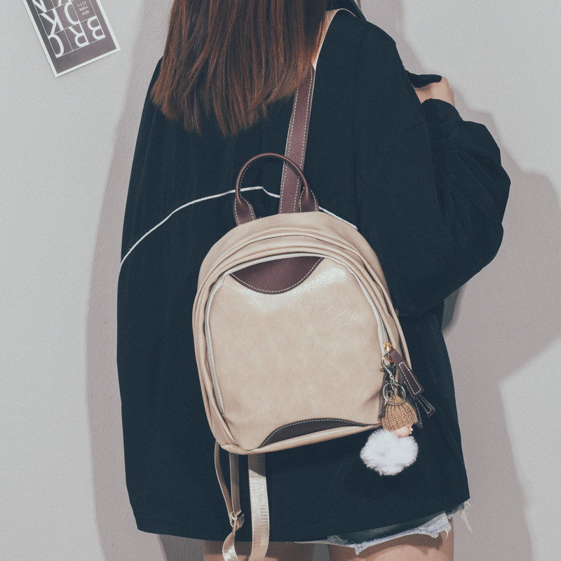 韩版ins超火软k皮双肩包小包女2021年新款时尚百搭女士迷你背包潮